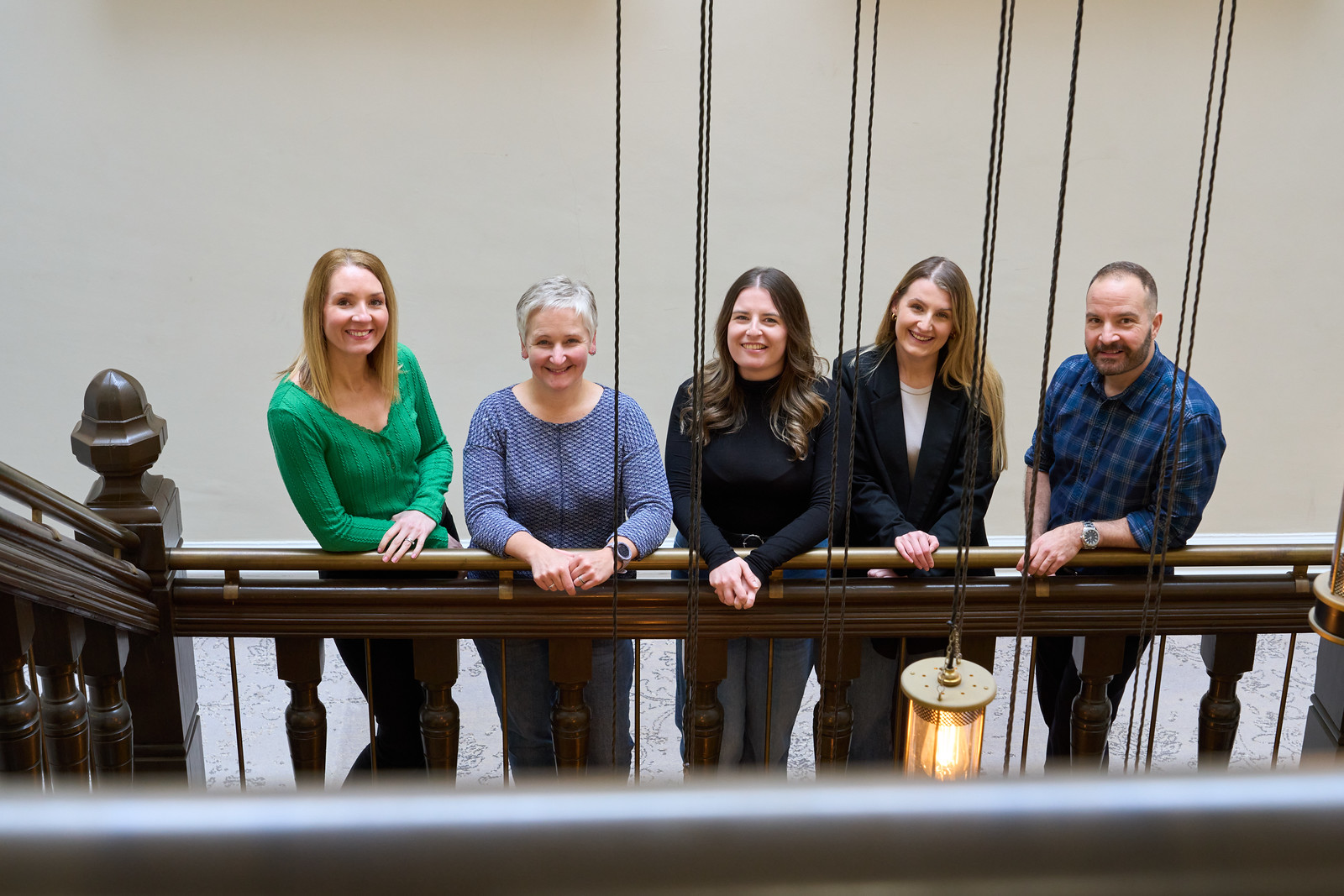 Left to right: Rachel, Alison, Marianne, Erin, Chris.