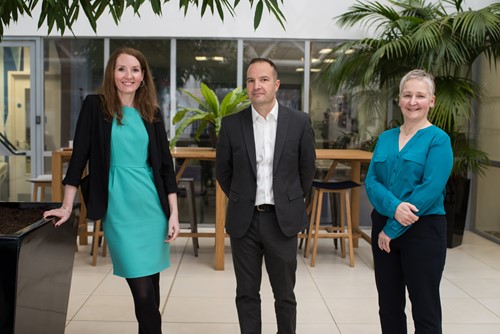Left to right: Rachel, Chris and Alison.