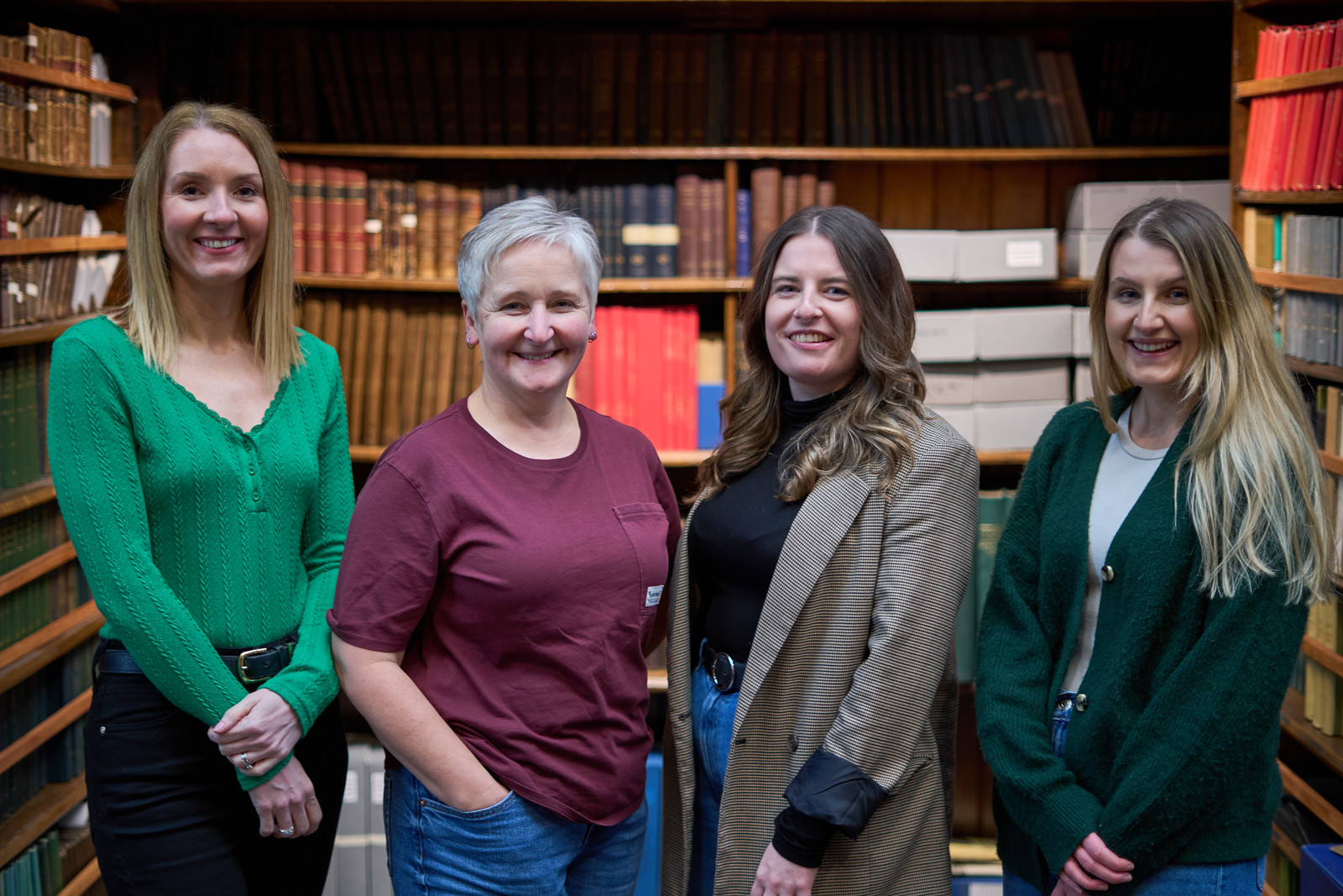 Team photo: Rachel, Alison, Marianne and Erin.
