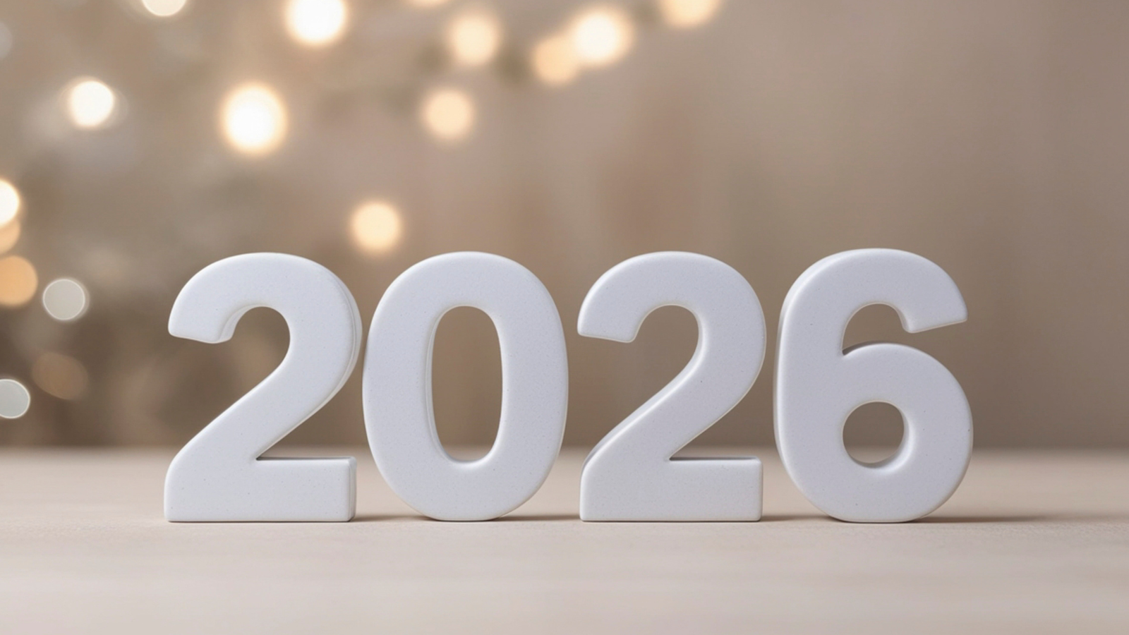 2026 with lights in the background.